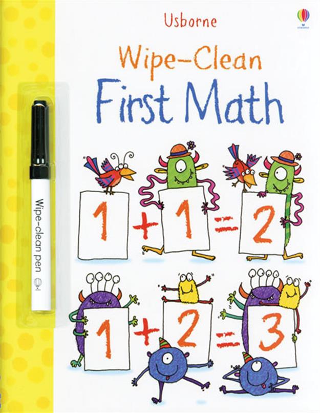 WIPE-CLEAN FIRST MATH