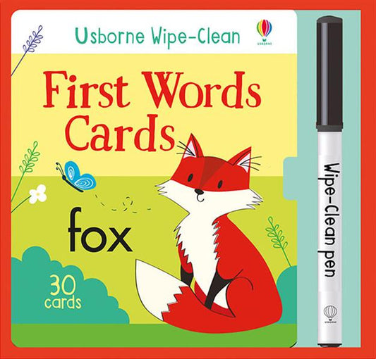 WIPE-CLEAN FIRST WORDS CARDS