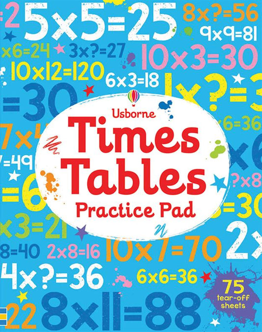 Times Tables Practice Pad