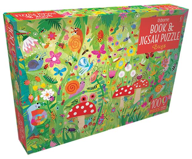 BUGS - BOOK & JIGSAW PUZZLE (100 PCS)