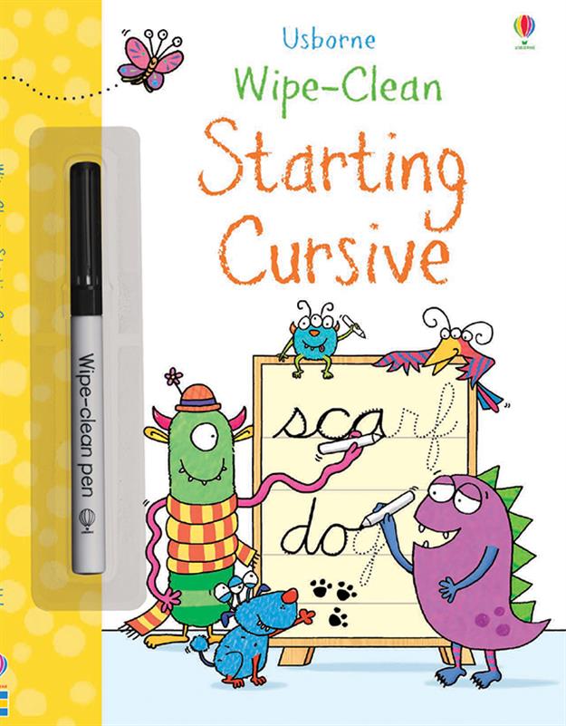 WIPE-CLEAN STARTING CURSIVE