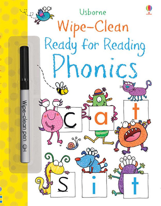 WIPE-CLEAN READY FOR READING PHONICS