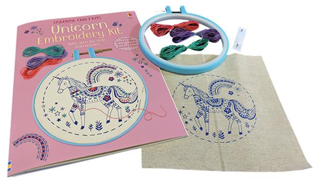 UNICORN EMBROIDERY KIT (IR)