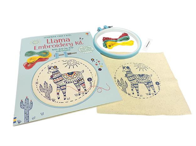 LLAMA EMBROIDERY KIT (IR)