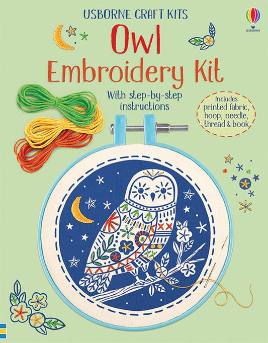 OWL EMBROIDERY KIT (IR)