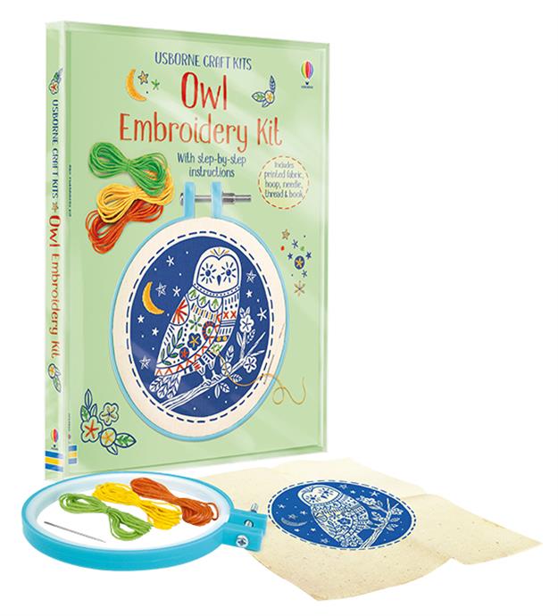 OWL EMBROIDERY KIT (IR)