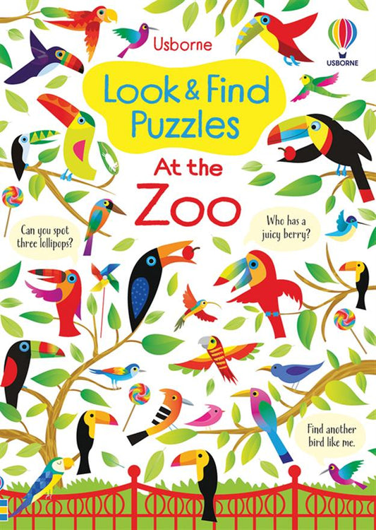 LOOK & FIND PUZZLES: AT THE ZOO