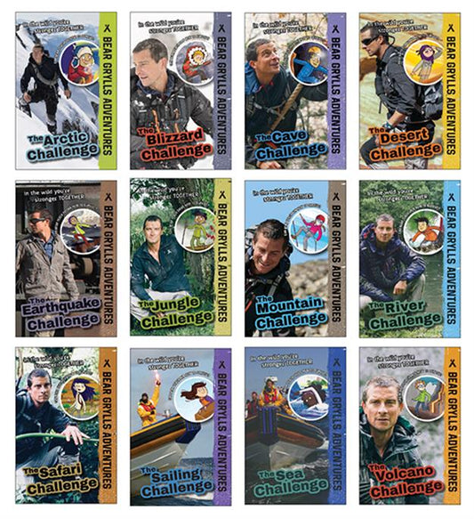 BEAR GRYLLS ADVENTURES COMPLETE COLLECTION (12)