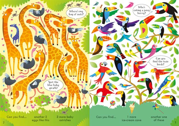 LOOK & FIND PUZZLES: AT THE ZOO