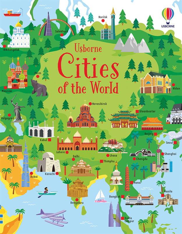 CITIES OF THE WORLD - BOOK & JIGSAW PUZZLE (300 PCS)