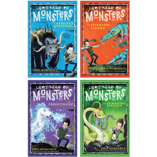 LEO'S MAP OF MONSTERS COMPLETE LIBRARY BINDING COLLECTION (4)