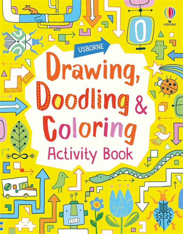 DRAWING, DOODLING AND COLORING ACTIVITY BOOK