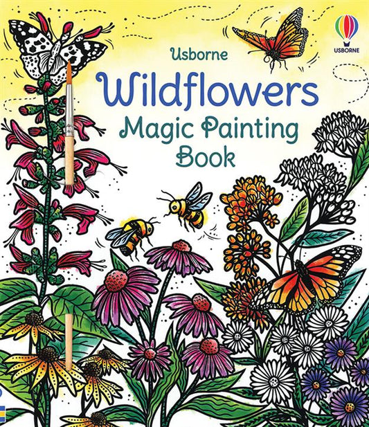 WILD FLOWERS MAGIC PAINTING BOOK